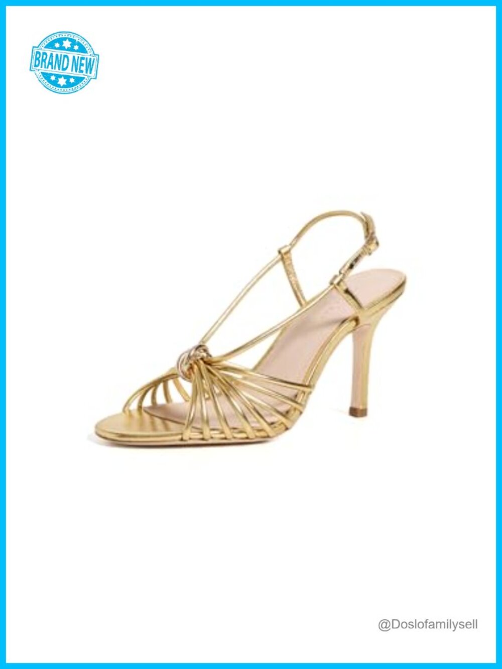Loeffler Randall Mareka Strappy Heeled Sandals Lambskin Stiletto